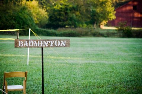 badminton for outdoor event planning