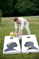 Corn hole outdoor summer fun event planning - corn hole