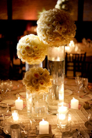White rose spherical centerpieces wedding planner white rose centerpieces