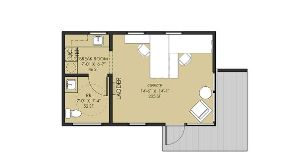 FLOORPLAN OF CABIN A