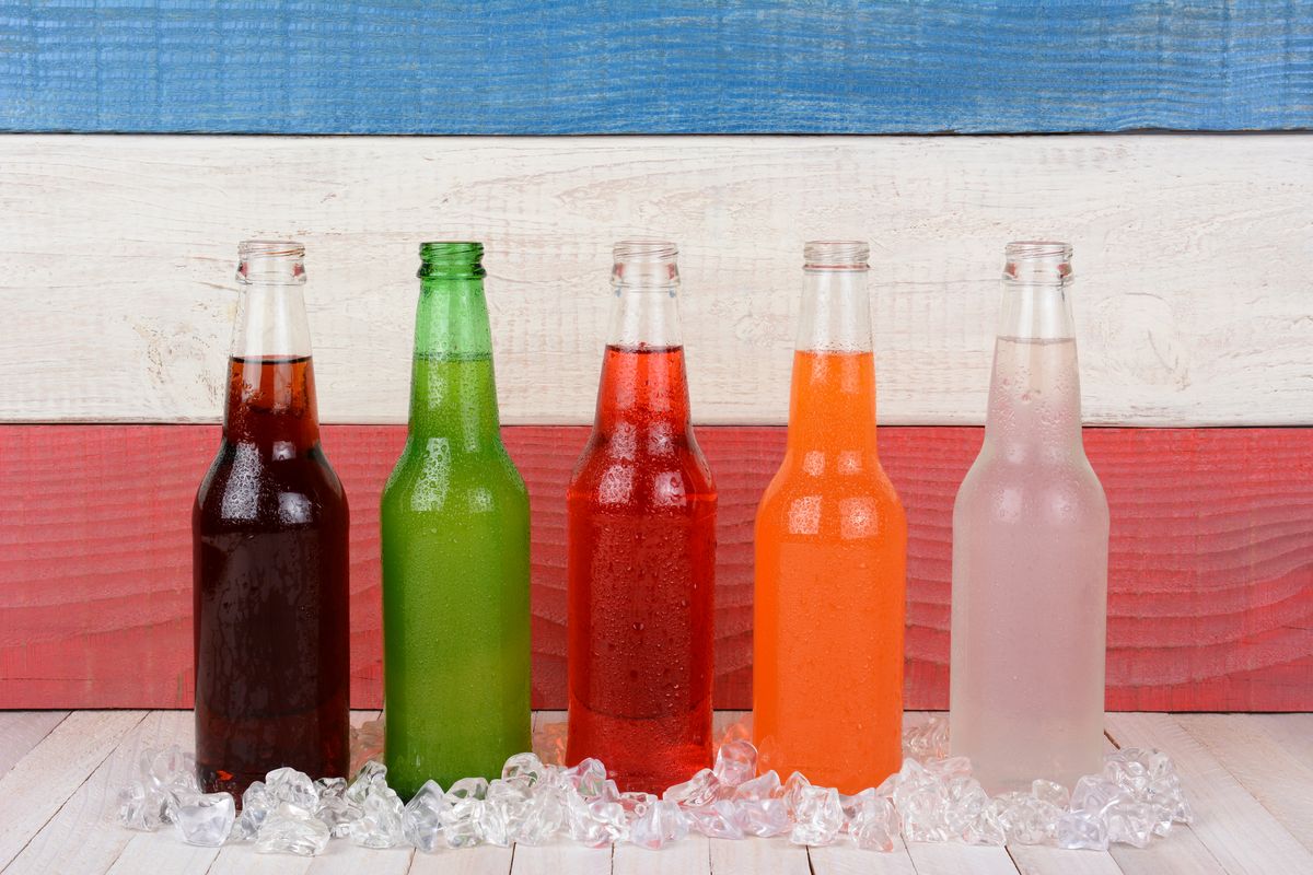 Variety of sodas
