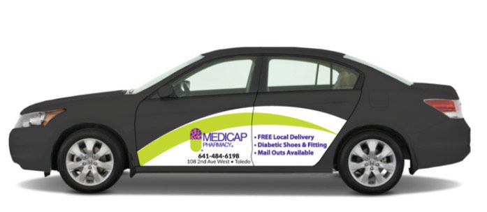 Medicap Pharmacy delivery car