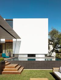 Pool and Stucco Wall