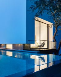Pool at Dusk, Facing  Master Bedroom