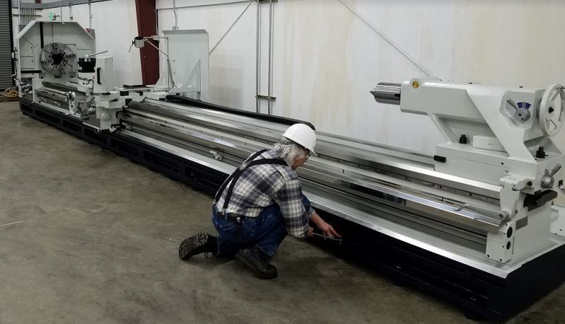 Willis installs MAMMOTH PK35320-9 Heavy Duty Lathe in Pacific Northwest