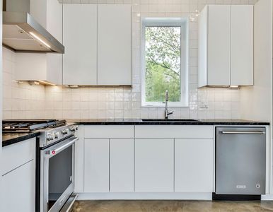 custom kitchen square tile