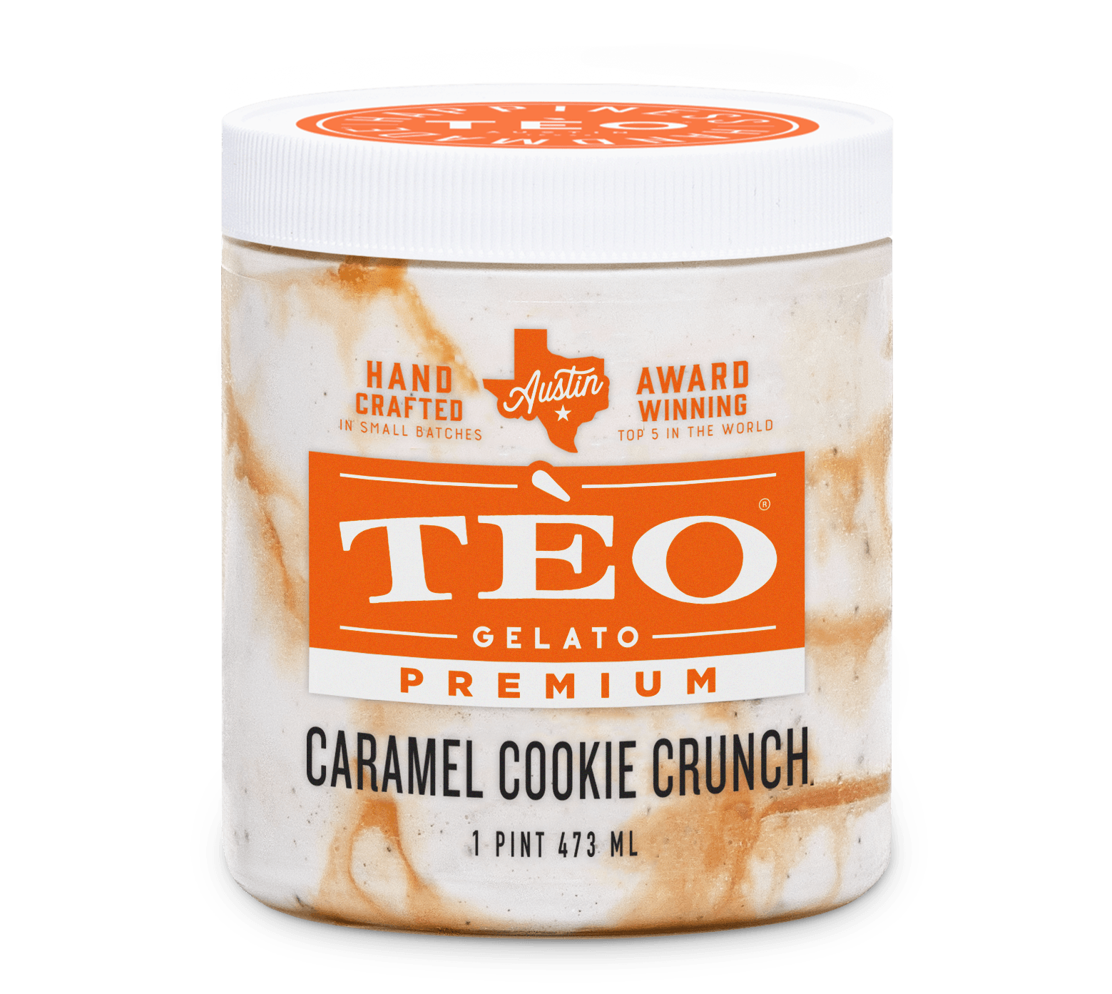 Caramel Cookie Crunch Tèo Gelato