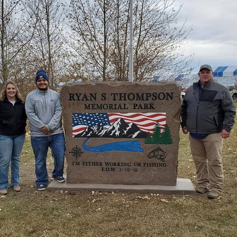Custom Engraved Memorial Park Stone