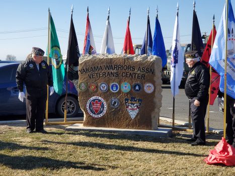 Engraved Veterans Tribute Stone