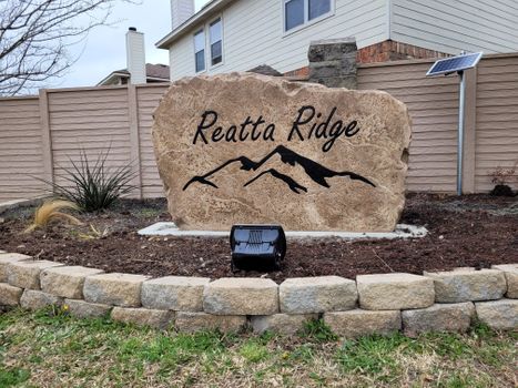 Custom Engraved Boulder Entrance Sign – Reatta Ridge