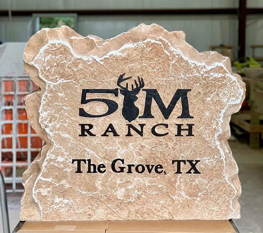 Custom Engraved Ranch Entrance Sign
