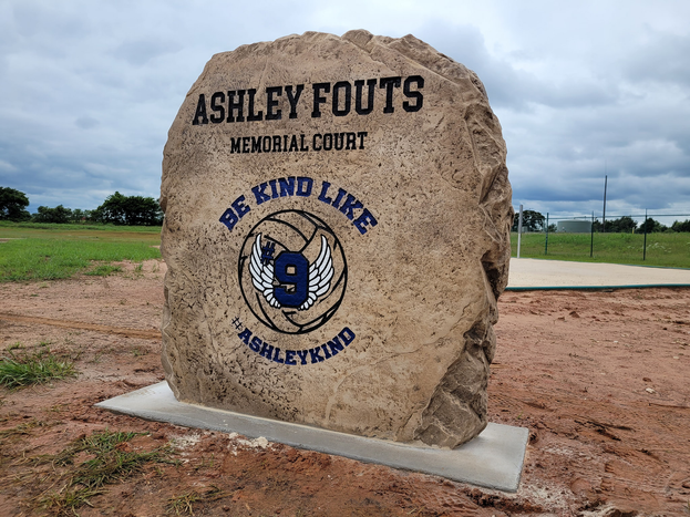Engraved Memorial Rock Monument