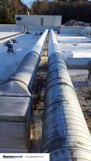 corrosion resistant outdoor ductwork
