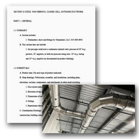 Phenolic Non-Metal Duct Guide Spec for Indoors