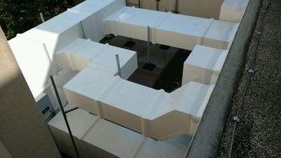 thermaduct outdoor rectangular double wall ductwork exterior rooftop ductwork for hospitals thermaduct