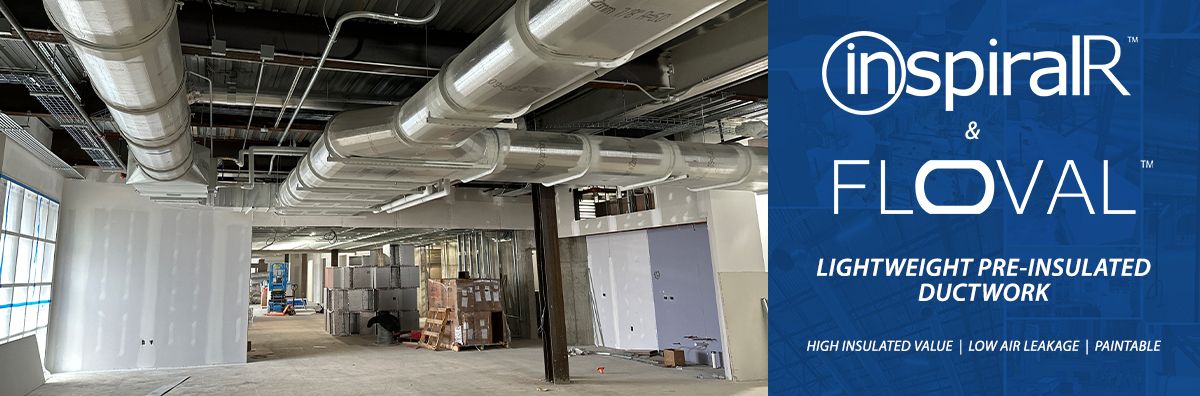 round and flat oval insulated ductwork