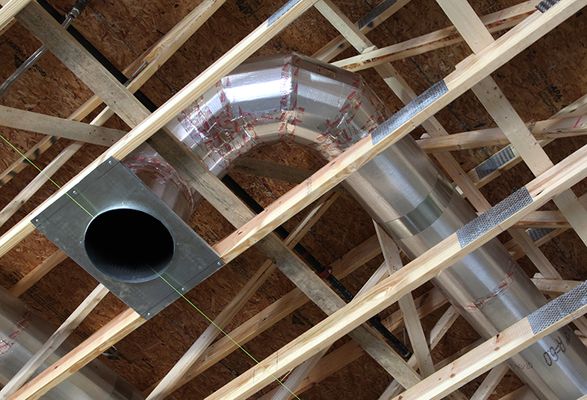 high efficiency ductwork InspiralR Floval preinsulated ductwork