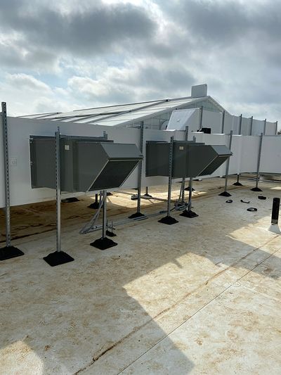 Outdoor High Humidity Ductwork Thermaduct Exterior Rooftop Pool Ductwork Thermaduct