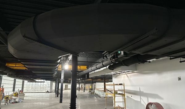 Exposed Floval Double Wall Ductwork Alternative