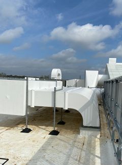 Outdoor High Humidity Rooftop Ductwork Thermaround Thermaduct Pool Ductwork