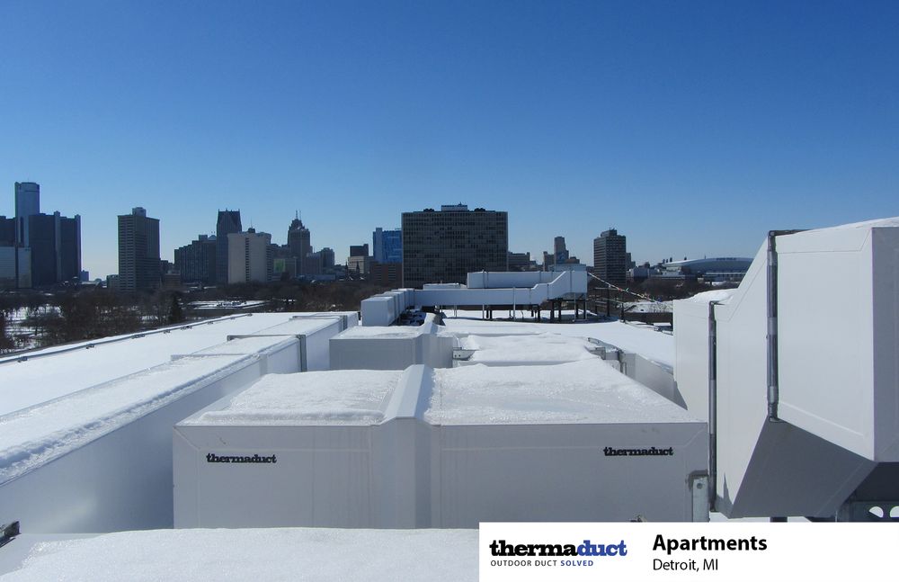 outdoor rooftop ductwork michigan