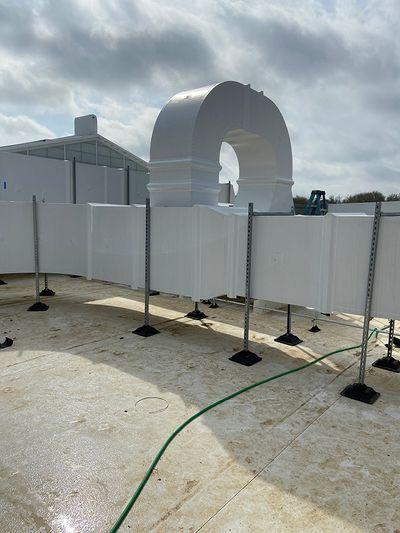 High Humidity Pool Ductwork Exterior Pool Ductwork