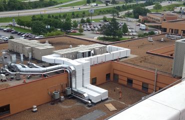 Thermaduct preinsulated outdoor ductwork for hospitals