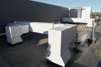 thermaduct rectangular outdoor ductwork preinsulated rooftop double wall ductwork