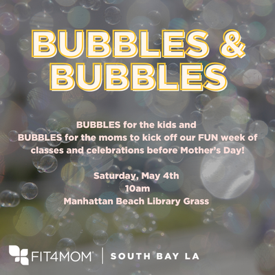 Bubble playdate for mom and kiddos