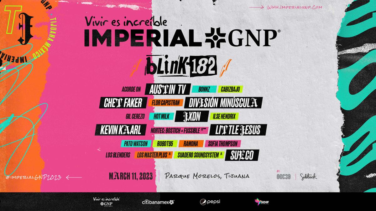 blink-182, Chet Faker, Sueco, jxdn, Kevin Kaarll, Division Minuscula, Little Jesusl Bostich & Fussiblel, Hot Milk, Austin TV, Los Blenders, Los Master Plus, Bostich, Gil Cerezo, Fussible, Nortec: Bostich + Fussible, Ilse Hendrix, Cabizbajo, Flor Capistran, sofia thompson, Nortec Collective: Bostich + Fussible, Bonnz, Nortec: Bostic + Fussible GNP.jpeg