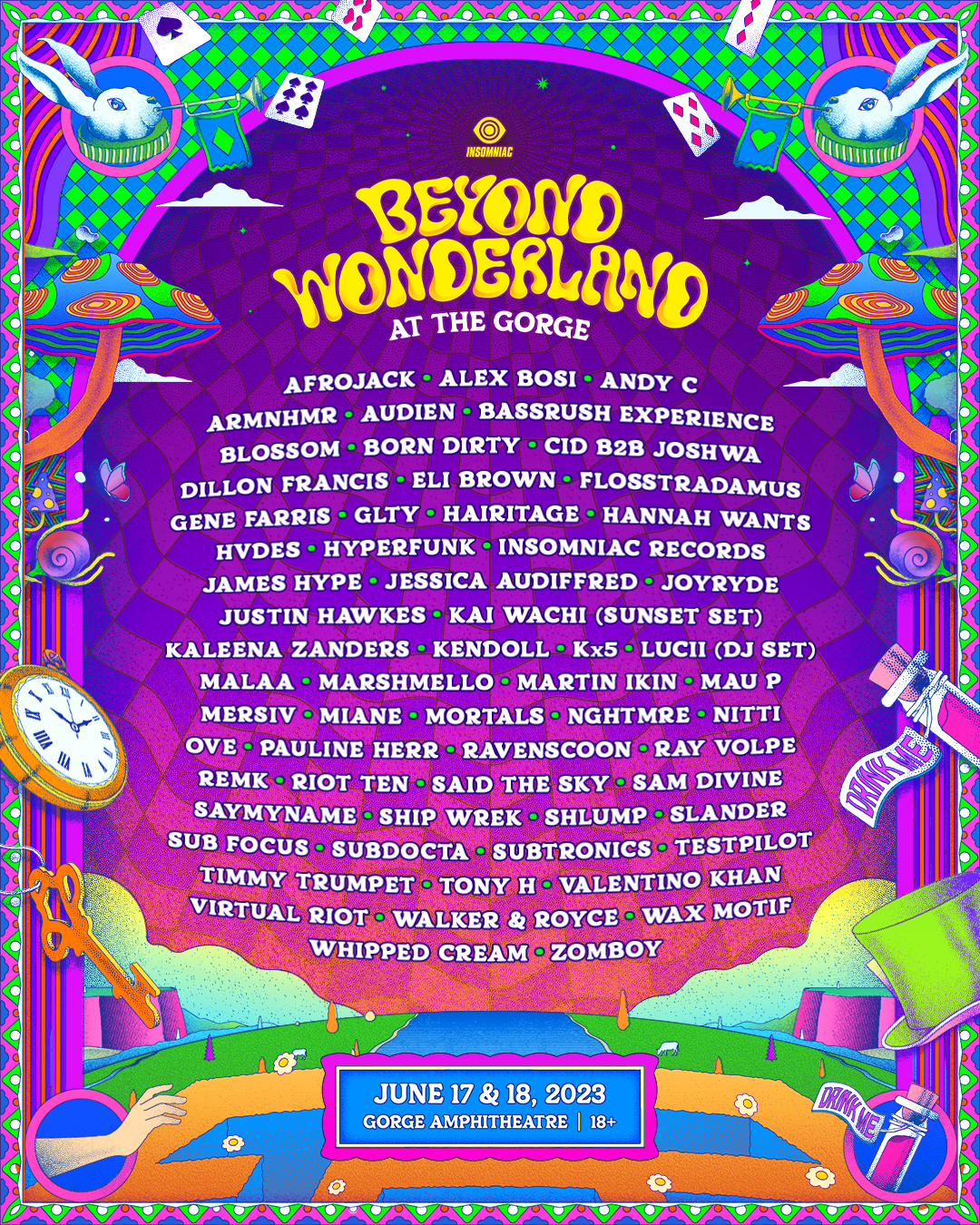 AFROJACK, ALEX BOSI, ANDY C, ARMNHMR, AUDIEN, BLOSSOM, BORN DIRTY, CID, JOSHWA, DILLON FRANCIS, ELI BROWN, FLOSSTRADAMUS, GENE FARRIS, GLTY, HAIRITAGE, HANNAH WANTS, HVDES, HYPERFUNK, JAMES HYPE, JESSICA AUDIFFRED, JOYRYDE, JUSTIN HAWKES, KAI WACHI (SUNSET SET), KALEENA ZANDERS, KENDOLL, KX5, LUCII (DJ SET), MALAA, MARSHMELLO, MARTIN IKIN, MAU P, MERSIV, MIANE, MORTALS, NGHTMRE, NITTIOVE, PAULINE HERR, RAVENSCOON, RAY VOLPE, REMK, RIOT TEN, SAID THE SKY, SAM DIVINE, SAYMYNAME, SHIP WREK, SHLUMP, SLANDER, SUB FOCUS, SUBDOCTA, SUBTRONICS, TESTPILOT, TIMMY TRUMPETTONY H, VALENTINO KHAN, VIRTUAL RIOT, WALKER & ROYCE, WAX MOTIF, WHIPPED CREAM, ZOMBOY bwpnw_23_mk_-lu_soc_lu_1080x1350_r03.png
