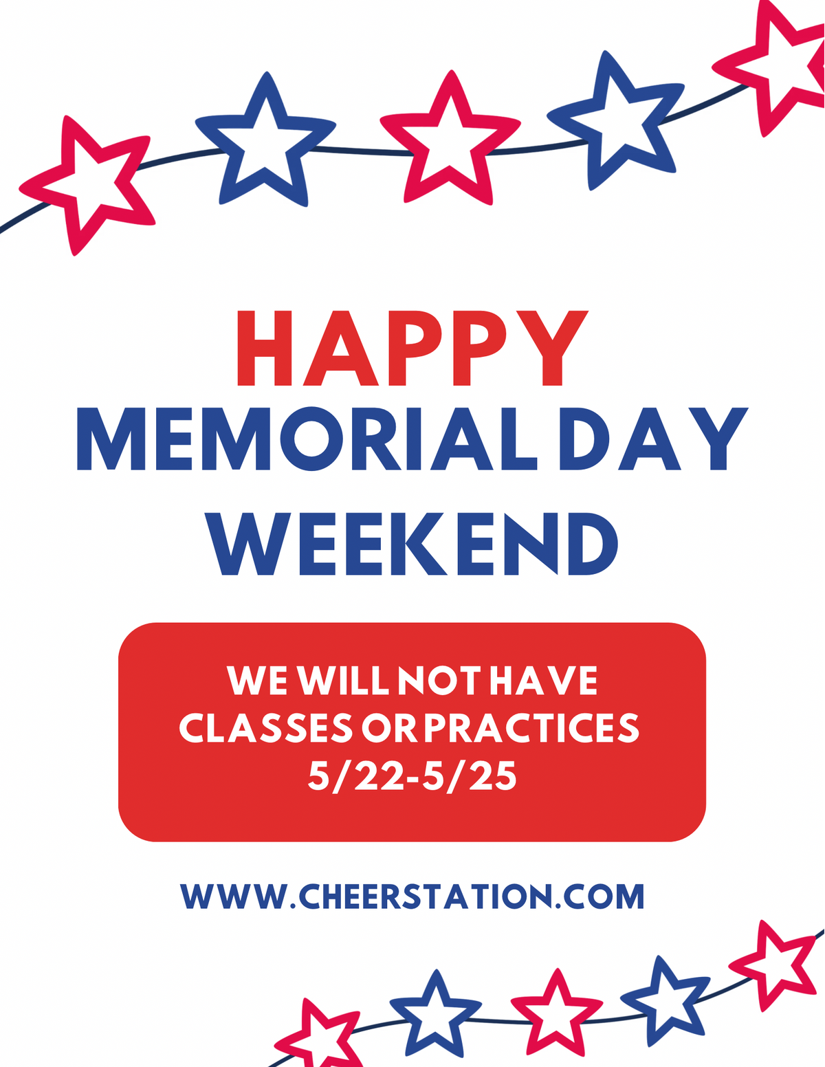 Red Modern We Are Closed Memorial Day Flyer.PNG