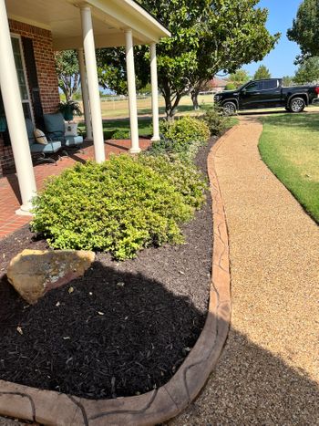 Residential - Decorative Concrete Curbing & Flower Bed Edging - Border ...