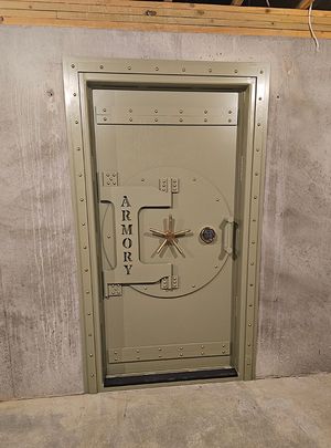 Steampunk Vault Door In Wall