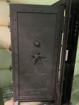 Custom Steampunk Vault Door with Star Cut Out