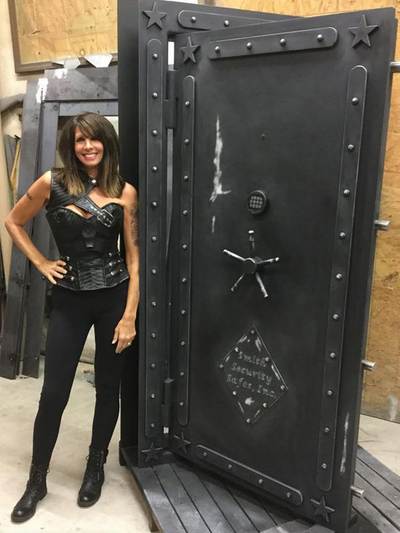 Steampunk Vault Door with Outfit