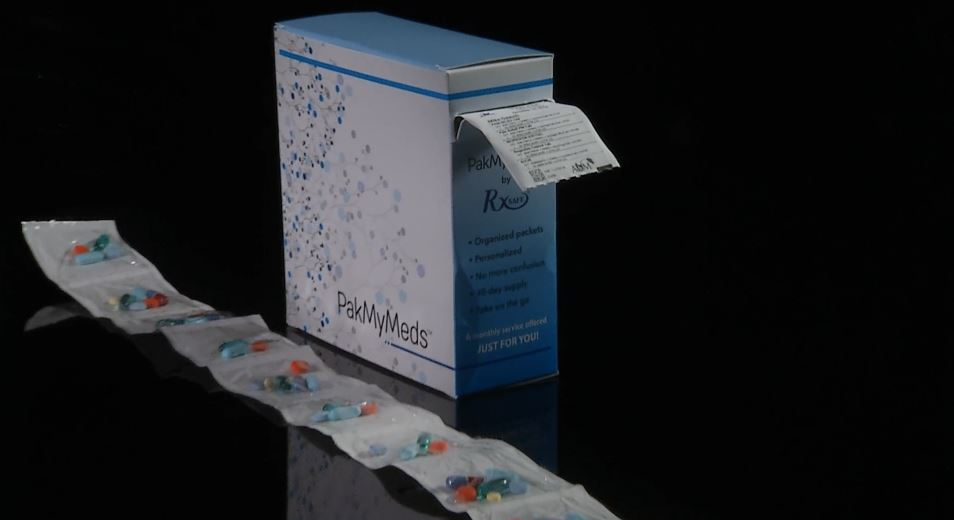RapidPakRx Box and Medicine RapidPakRx