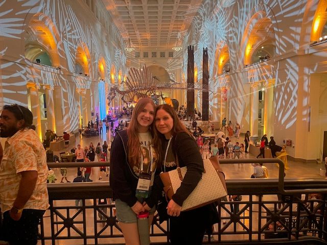 Katie & Bailey Collins Field Museum Chicago