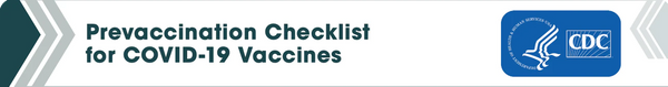 Prevaccination Checklist 