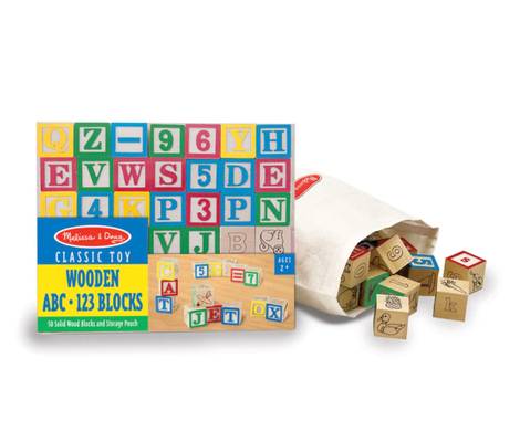 Wooden ABC Toy Wooden ABC / 123 Blocks (UC)