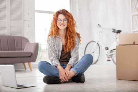 Millennial buying her first home