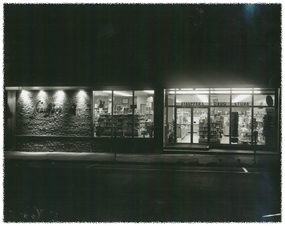 1960s Façade at Night