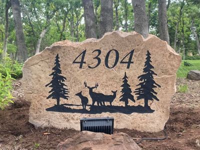 Add a favourite graphic to your address boulder. Address rocks for the Okanagan Valley