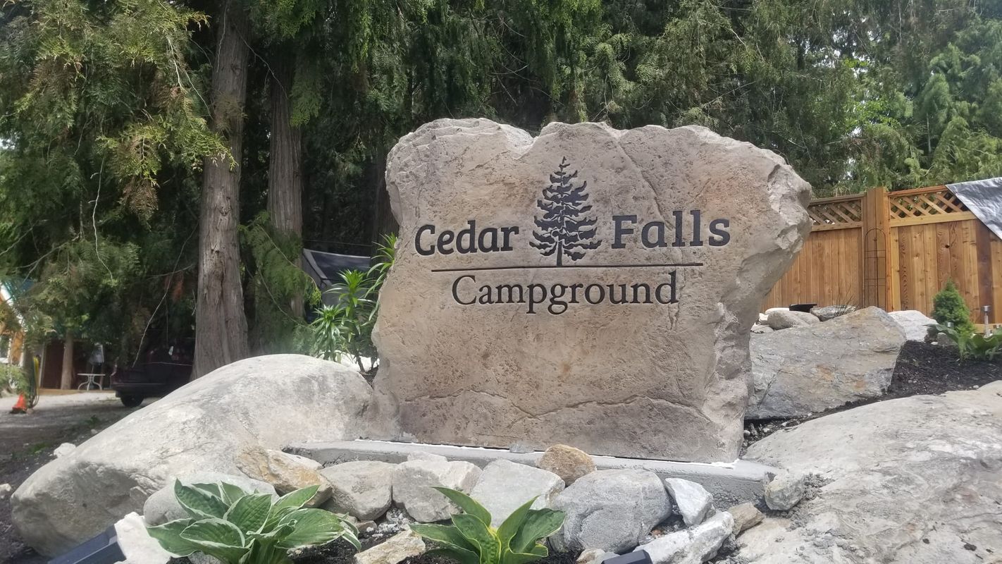 rock signs for business business signage