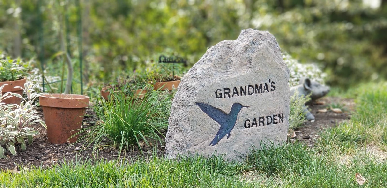 Personalized Garden shop Rock | Engraved Rock | Outdoor Garden Decor Gift | Engraved Garden Gift | God Rocks®