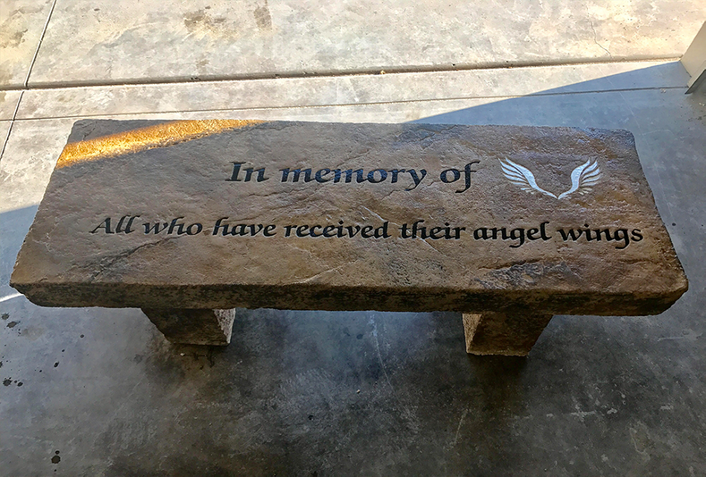 Memorial benches to honour your loved ones.