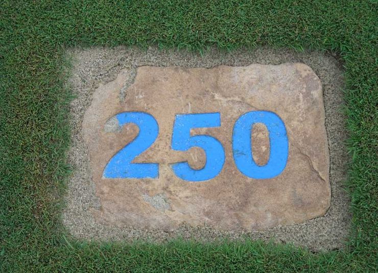 Yardage Marker Custom Stone