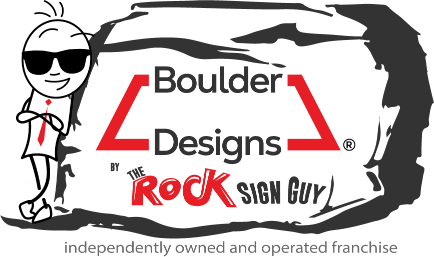 Boulder Designs by The Rock Sign Guy