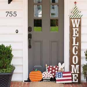 Refresh your porch with this adorable Welcome sign! We have toppers for every holiday & celebration.jpg