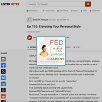 FED + FIT PODCAST WITH CASSY JOY: